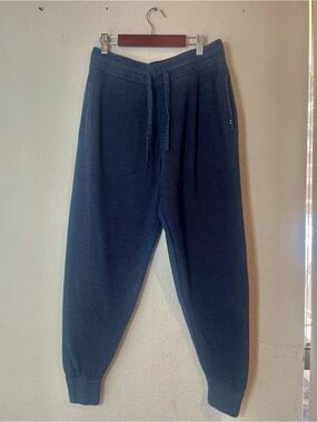 Tommy John Men’s Sweater Knit Lounge Jogger Pants Navy Size L